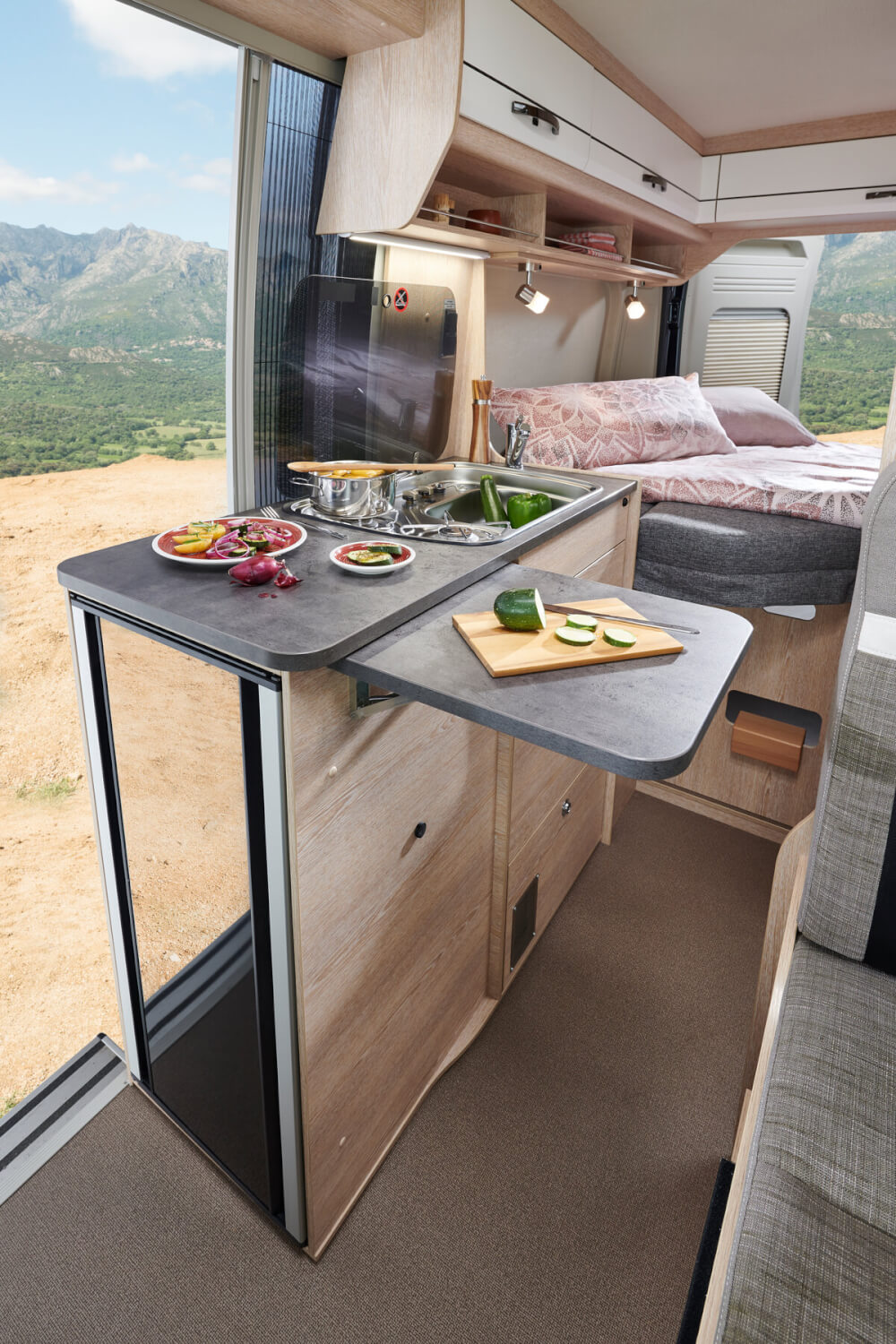 Pössl Summit 540 (Fiat) Kastenwagen 2022 Küche