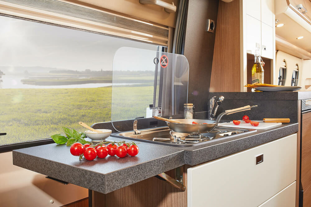 Malibu Comfort 600 DB Kastenwagen 2022 Küche