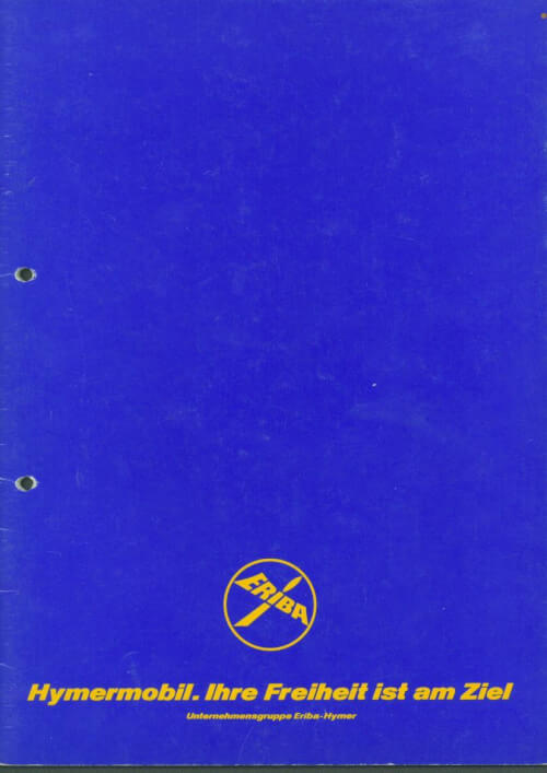 Hymer Vollintegriert Katalog 1980 Vorschau