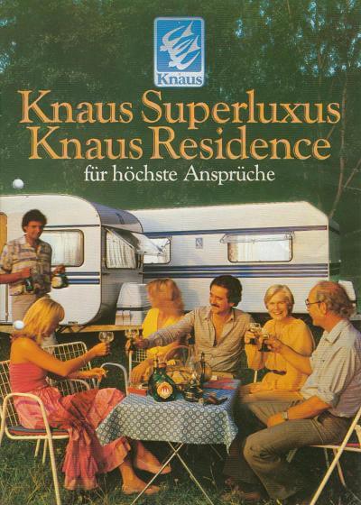 Knaus Superluxus / Residence - Katalog 1981 Vorschau