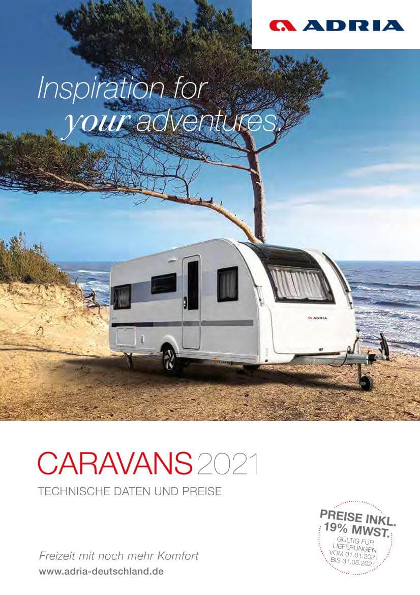 Adria Katalog & Preisliste [2022/2023] » durchblättern & downloaden!