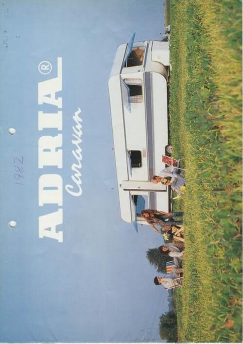Adria Wohnwagen Katalog 1982 Vorschau