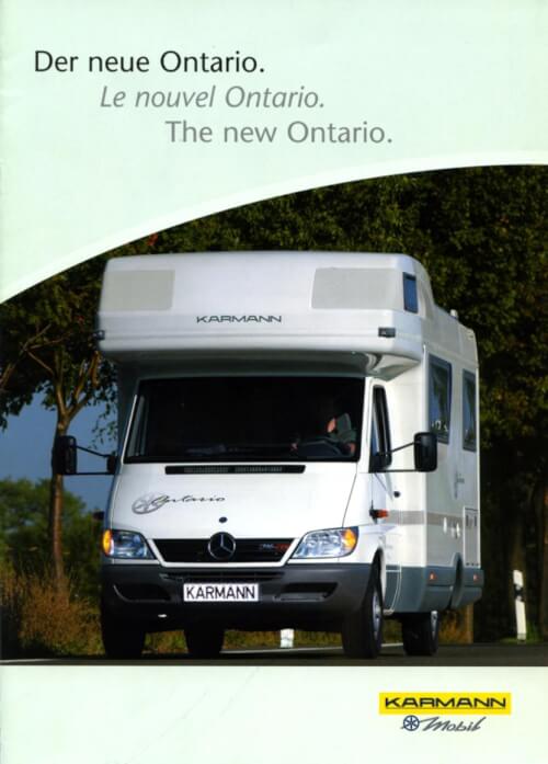 Karmann Mobil Ontario - Katalog 2003 Vorschau