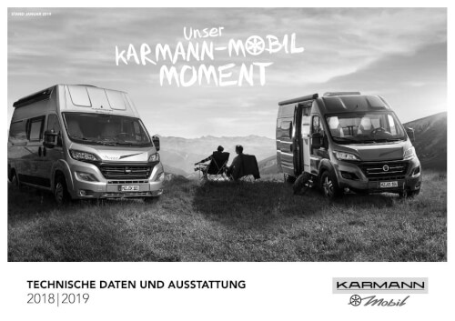 Karmann Mobil Kastenwagen Preisliste 2019 Vorschau