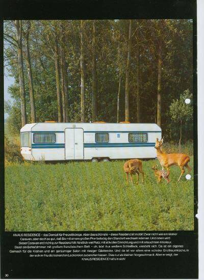 Knaus Wohnwagen Katalog 1977 Vorschau