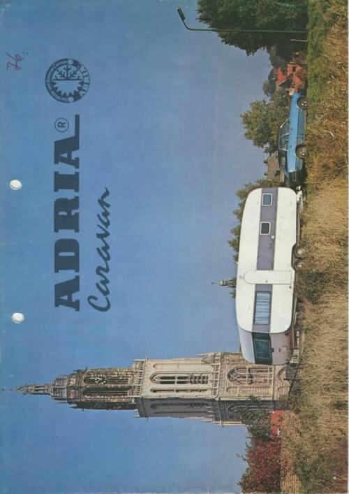Adria Wohnwagen Katalog 1976 Vorschau