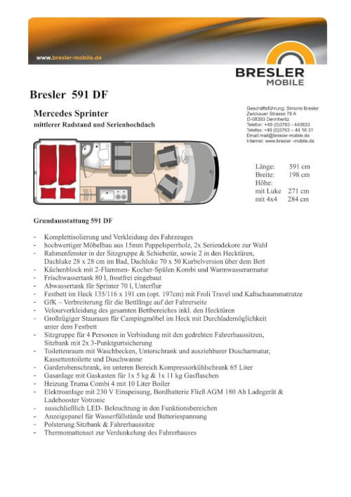 Bresler 591 DF - Datenblatt Vorschau