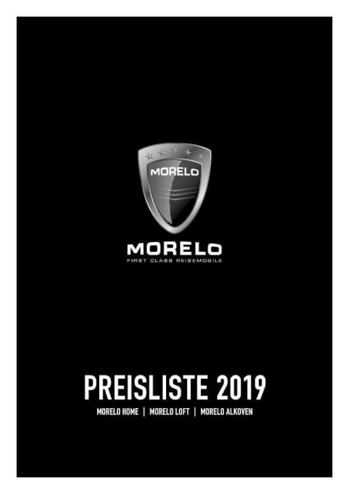 Morelo Preisliste Home, Loft, Alkoven - Modelljahr 2019 Vorschau