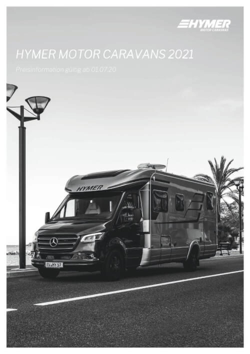 HYMER Motor Caravans - Preisliste 2021 Vorschau