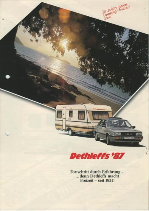 Dethleffs Wohnwagen Katalog 1987 Vorschau