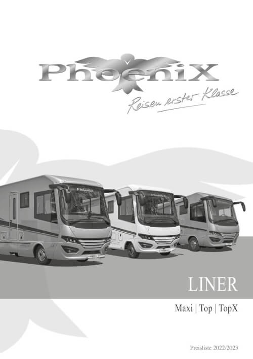 Phoenix Liner (Maxi, Top, TopX) - Preisliste 2023 Vorschau