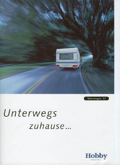 Hobby Wohnwagen Katalog 1997 Vorschau