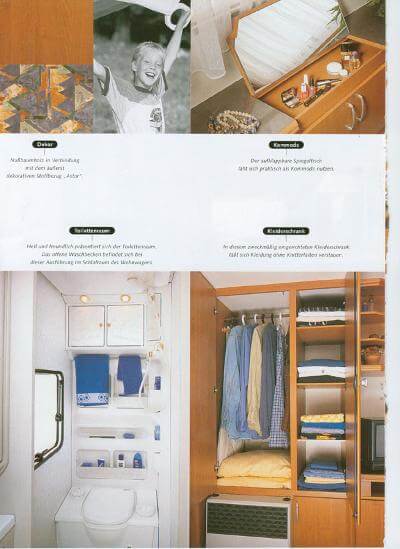 Hobby Wohnwagen Katalog 1998 Vorschau