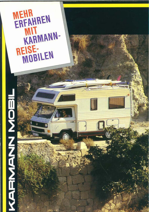 Karmann Mobil Teilintegriert Katalog 1988 Vorschau