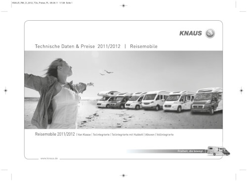 Knaus Teilintegriert Preisliste 2012 Vorschau
