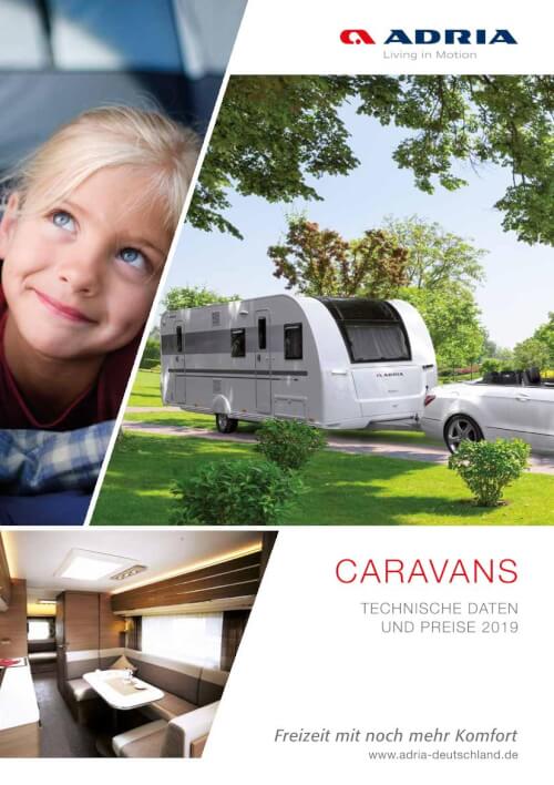 Adria Caravans - Preisliste 2019 Vorschau