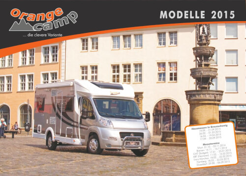 Orangecamp Teilintegriert Kastenwagen Katalog 2015 Vorschau