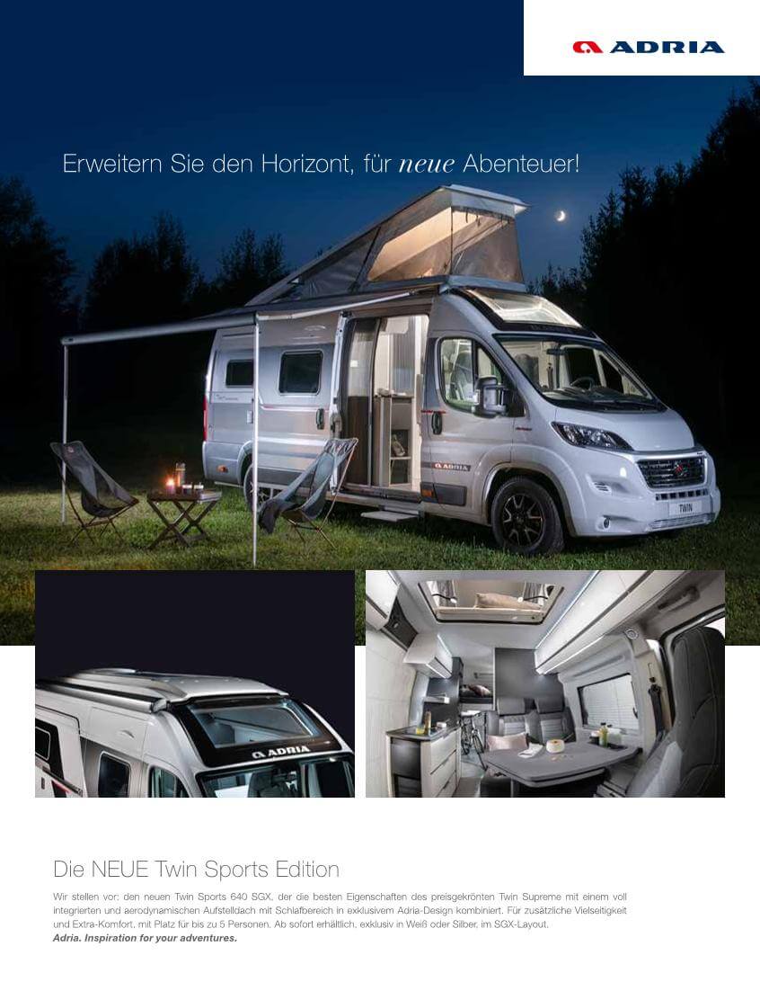 Adria Wohnwagen Preisliste 2023