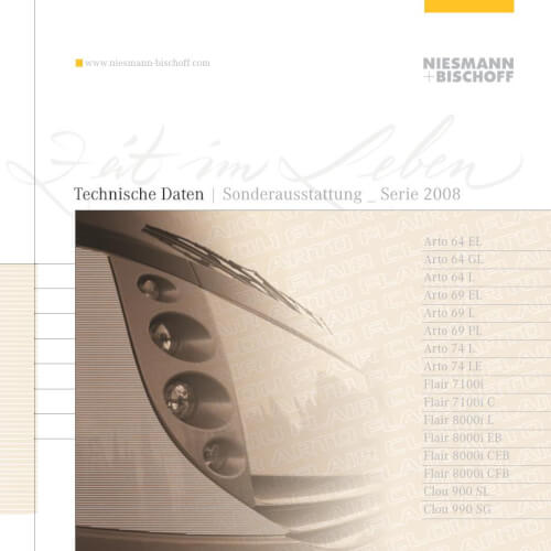 Niesmann Bischoff Clou, Flair, Arto - Preisliste 2008 Vorschau