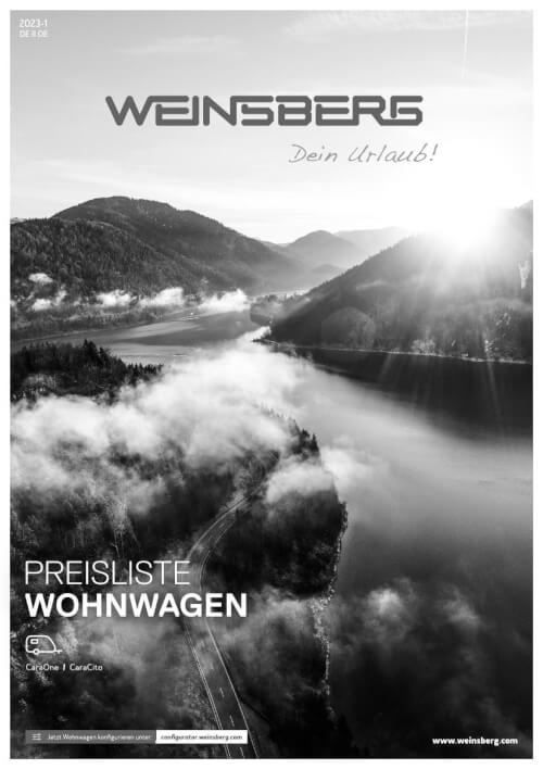 Weinsberg Wohnwagen Preisliste 2023 Vorschau