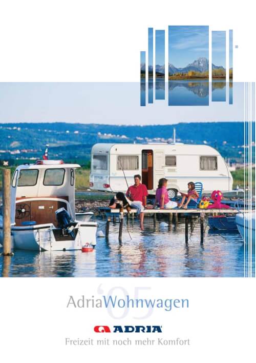 Adria Wohnwagen Katalog 2005 Vorschau