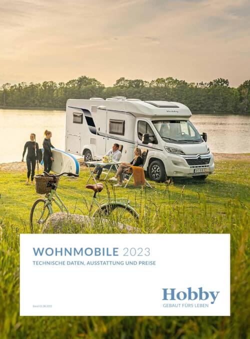 Hobby Kastenwagen  - Preisliste 2023 Vorschau