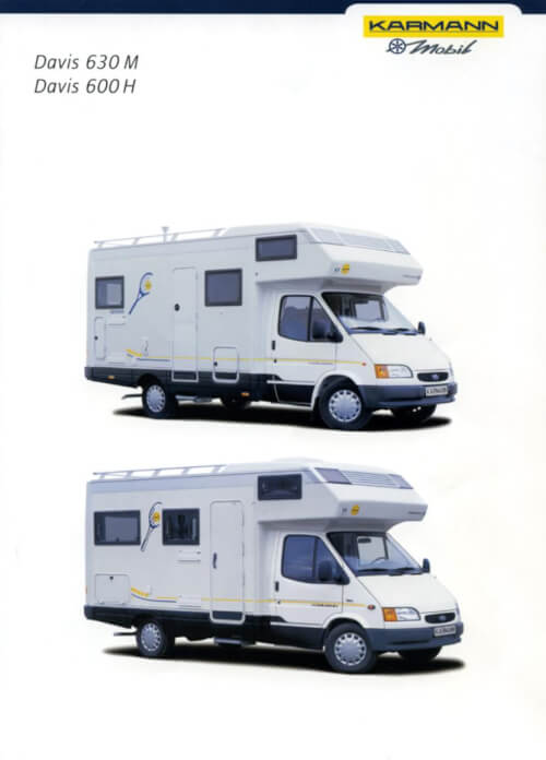 Karmann Mobil Davis 630 M / 600 H - Katalog 1998 Vorschau