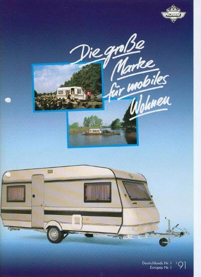 Hobby Wohnwagen Katalog 1991 Vorschau