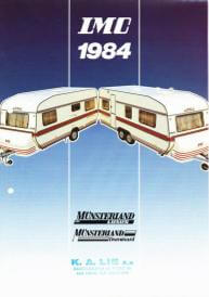 LMC Caravan Wohnwagen Katalog 1984 Vorschau