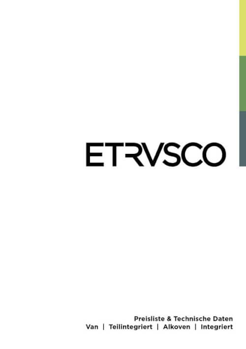 Etrusco Teilintegrierte / Vollintegrierte - Preisliste  2023 Vorschau
