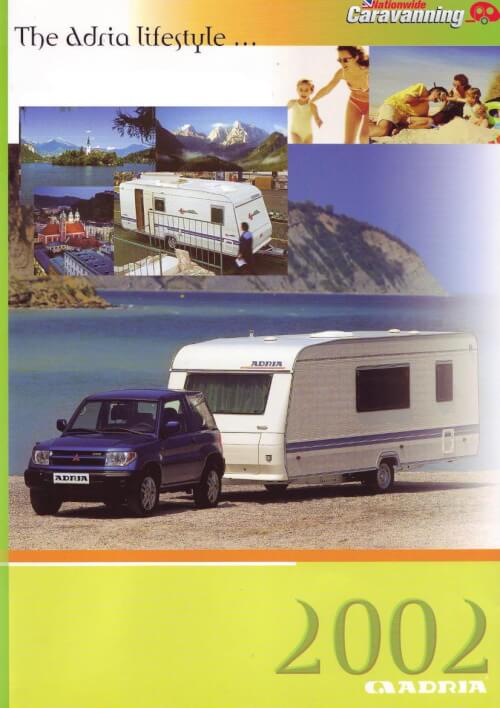 Adria Wohnwagen Katalog 2002 Vorschau