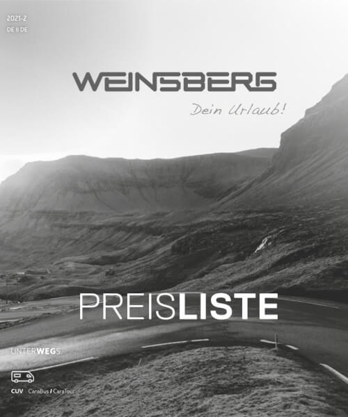 Weinsberg Kastenwagen Preisliste 2021 Vorschau