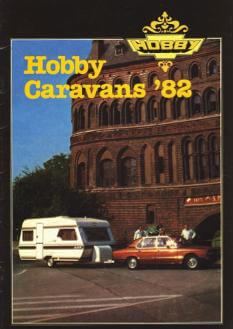 Hobby Wohnwagen Katalog 1982 Vorschau