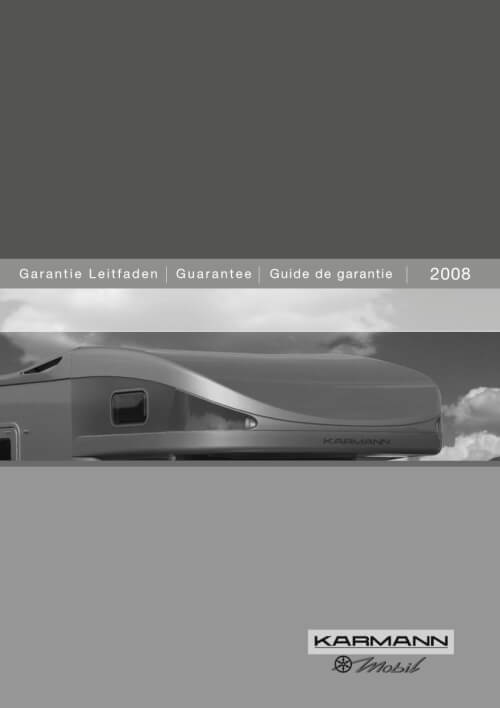 Garantie Leitfaden 2008 (Guide de garantie) Vorschau