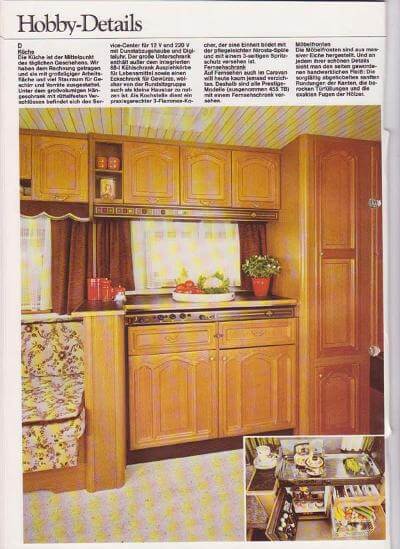 Hobby Wohnwagen Katalog 1984 Vorschau