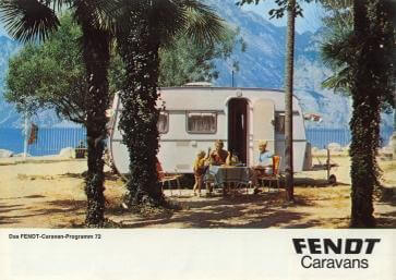 Fendt Wohnwagen Katalog 1972 Vorschau