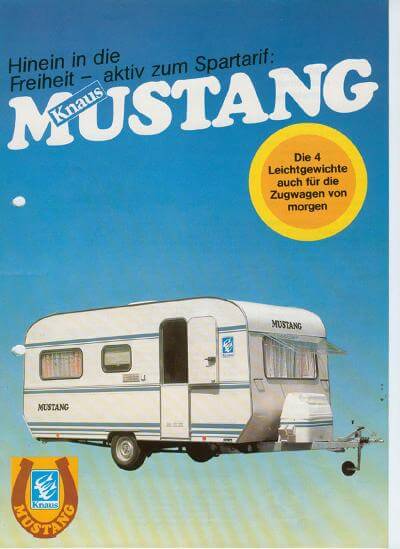 Knaus Mustang - Katalog 1982 Vorschau