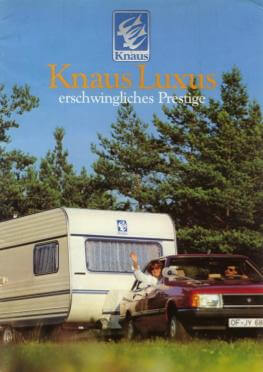 Knaus Luxus - Katalog 1981 Vorschau
