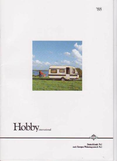 Hobby Wohnwagen Katalog 1988 Vorschau