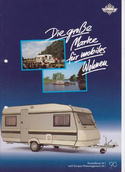 Hobby Wohnwagen Katalog 1990 Vorschau