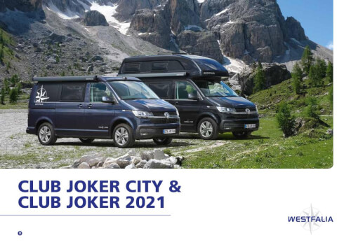 Westfalia Club Joker & Club Joker City 2021 - Katalog Vorschau
