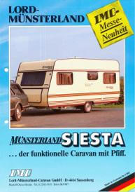 LMC Caravan Wohnwagen Katalog 1986 Vorschau