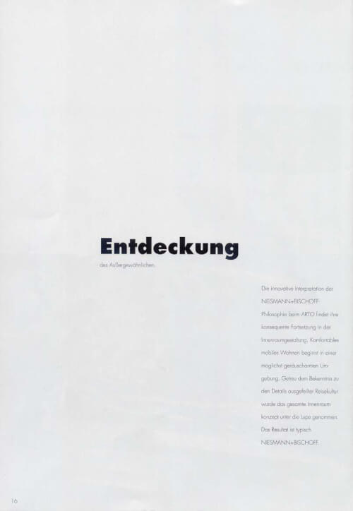 Niesmann Bischoff Arto - Katalog 2003 Vorschau