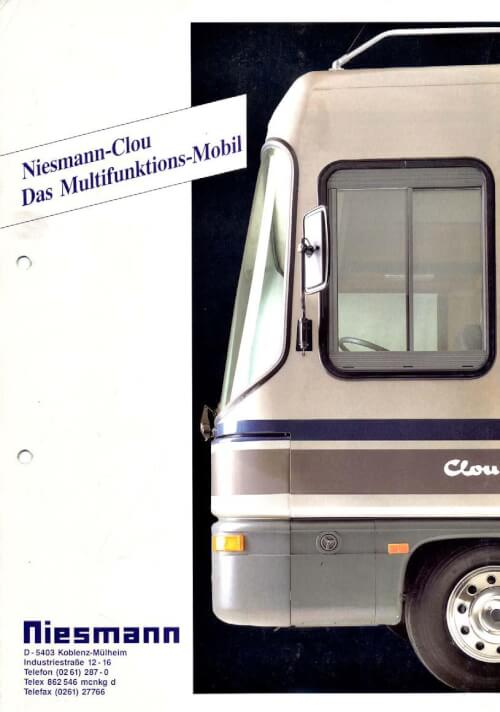 Niesmann Bischoff Clou - Katalog 1989 Vorschau
