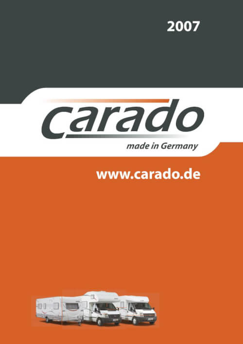Carado Wohnwagen Teilintegriert Katalog 2007 Vorschau