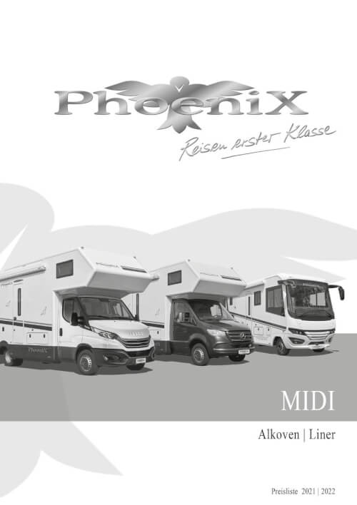PhoeniX Midi - Preisliste 2022 Vorschau