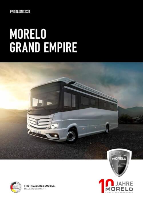 Morelo Grand Empire Katalog - Modelljahr 2022 Vorschau