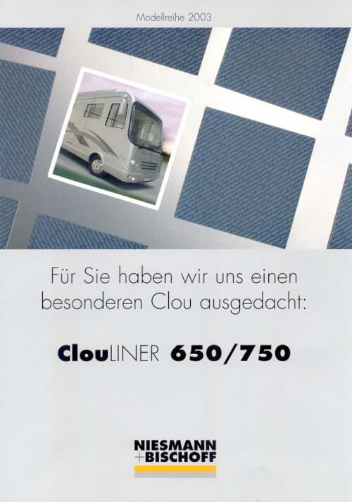 Niesmann Bischoff ClouLiner 650/750 - Katalog 2003 Vorschau