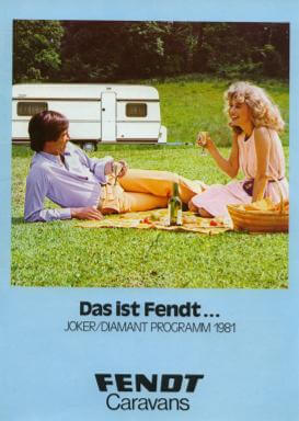 Fendt Wohnwagen Katalog 1981 Vorschau