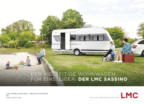 LMC Sassino - Preisliste 2023 Vorschau